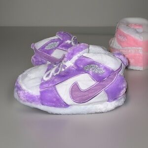 New Nike Dunk Nike Air Jordan Little kids slippers  Fluffy Comfy ages 3-10